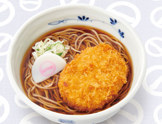 トッピングのこだわり(狭山のさといもコロッケそば)image01