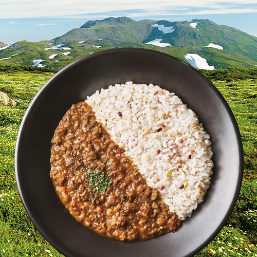 北海道トムラウシ産の鹿肉カレー